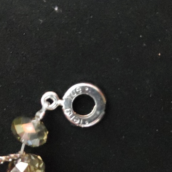 Vintage Teng Yue Borealis Crystal Glass Bracelet Signed - Picture 5 of 5